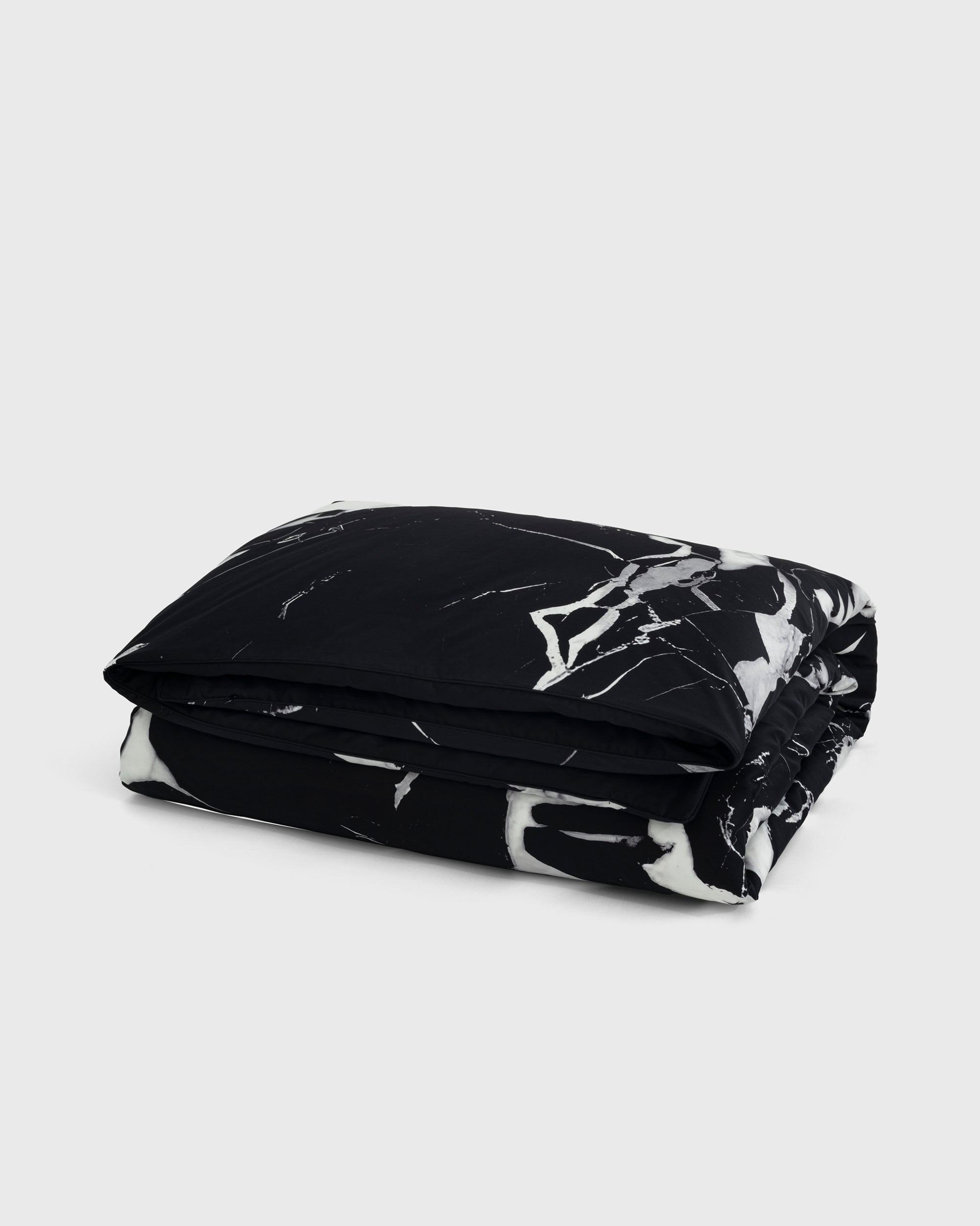 Stonewash, B&W Marble Duvet Cover