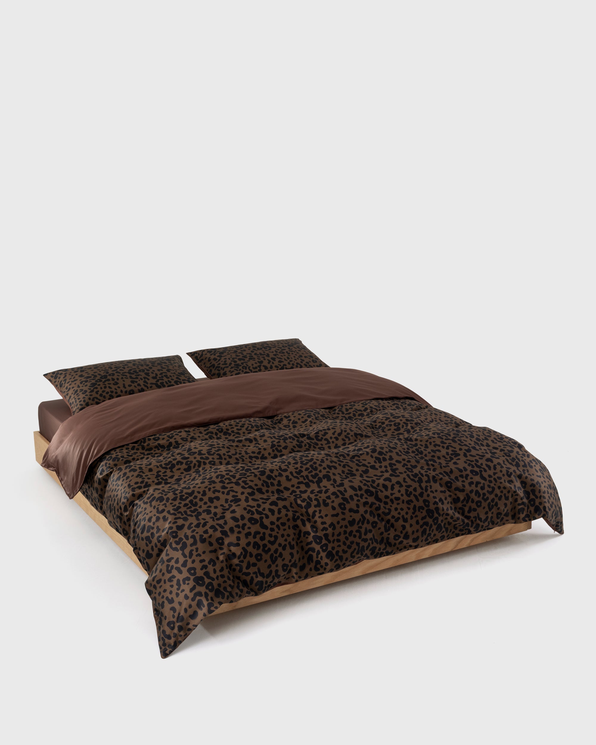 Ember - Black & Dark Brown Duvet Cover
