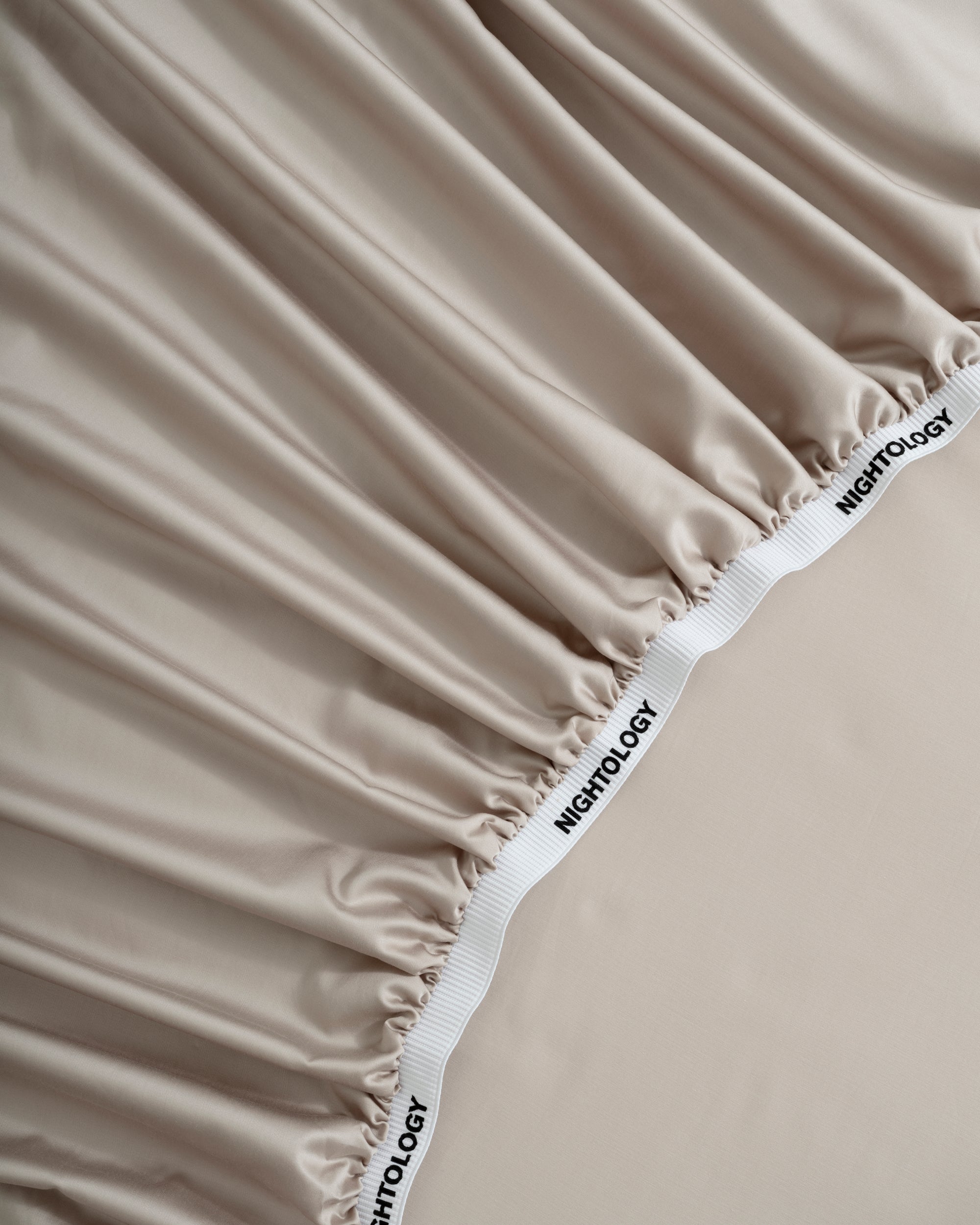 Ember - Brown & Beige Fitted Sheet