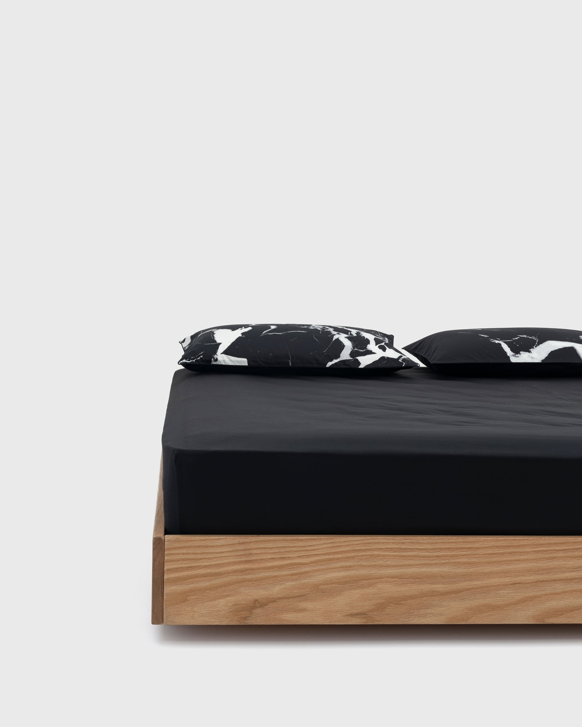 Stonewash, B&W Marble Fitted Sheet