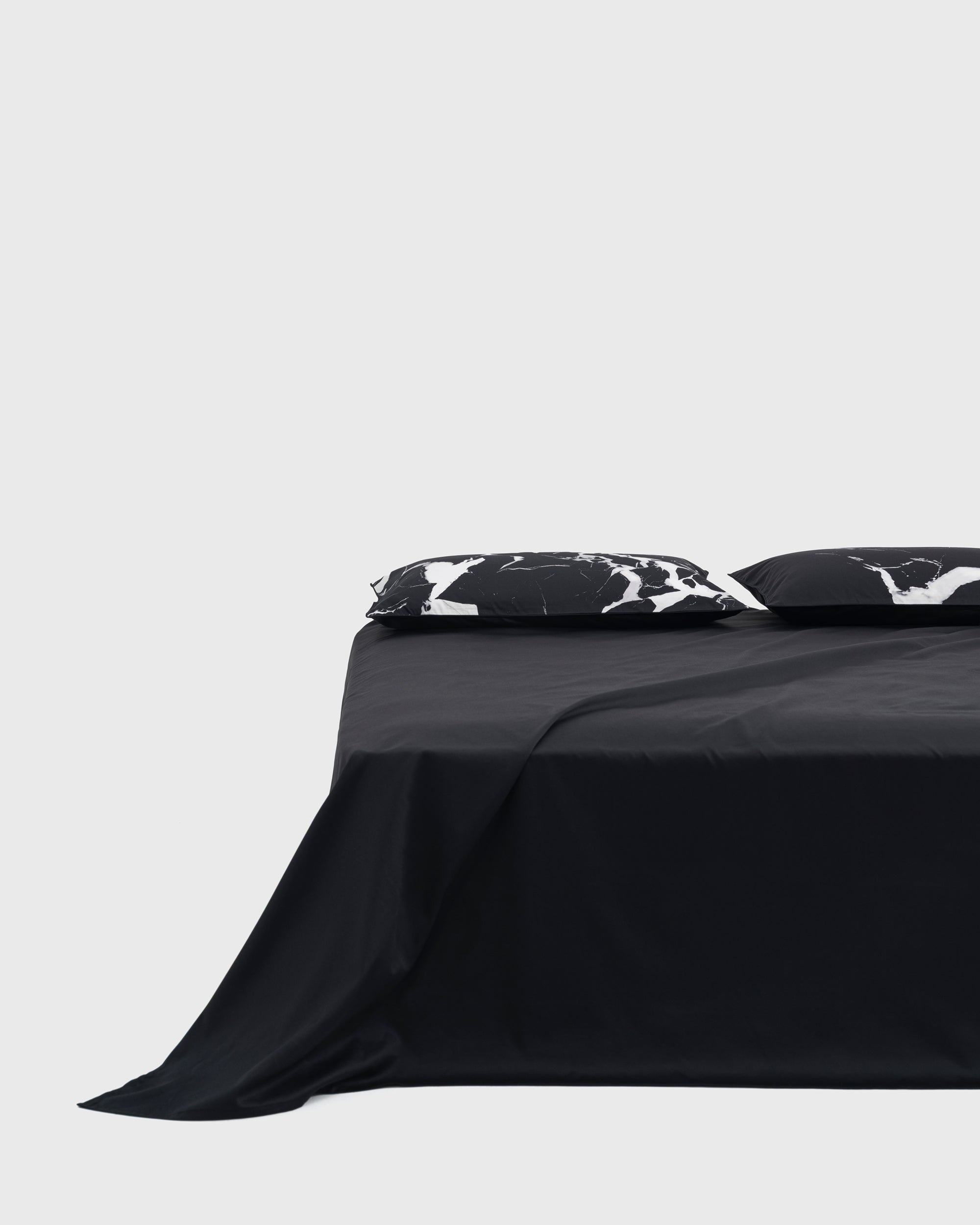 Stonewash, B&W Marble Flat Sheet