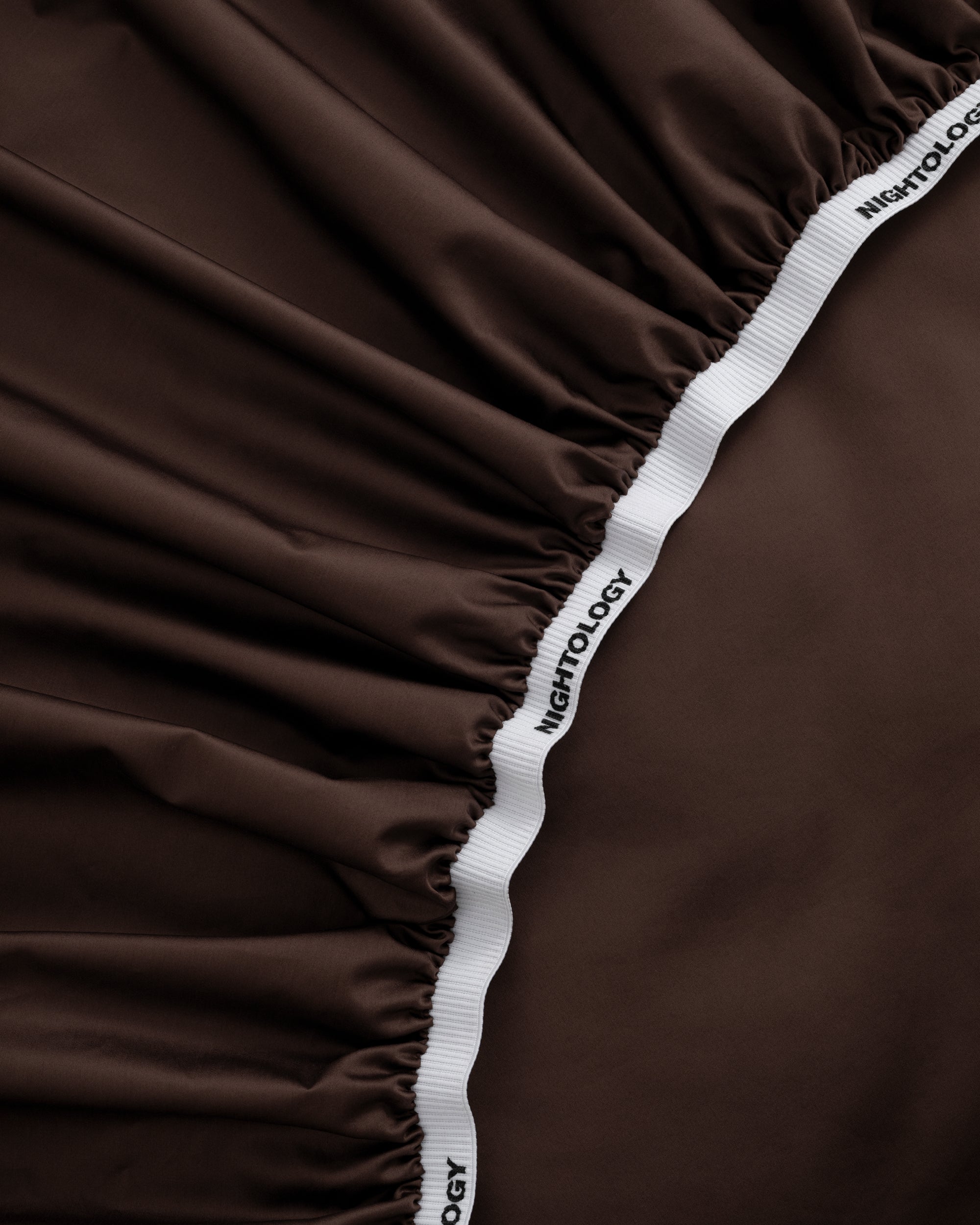 Ember - Black & Dark Brown Fitted Sheet