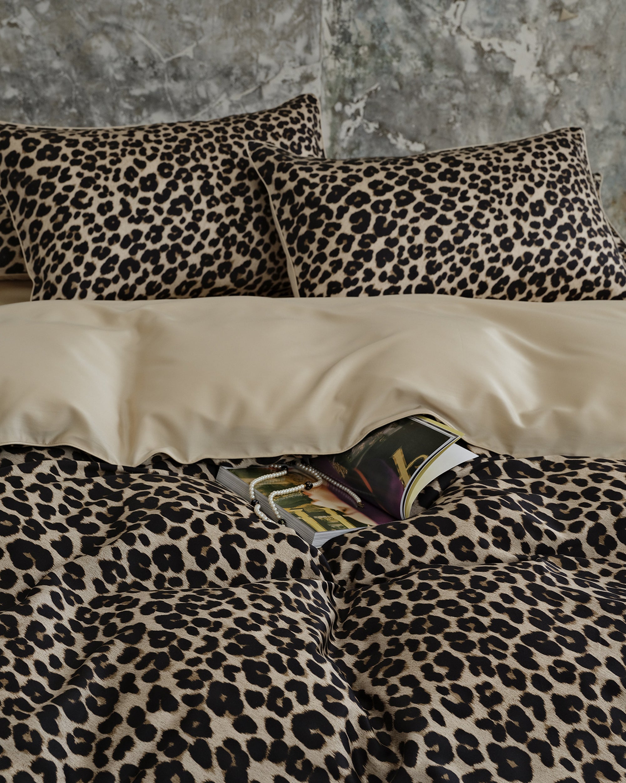Ember - Brown & Beige Duvet Cover