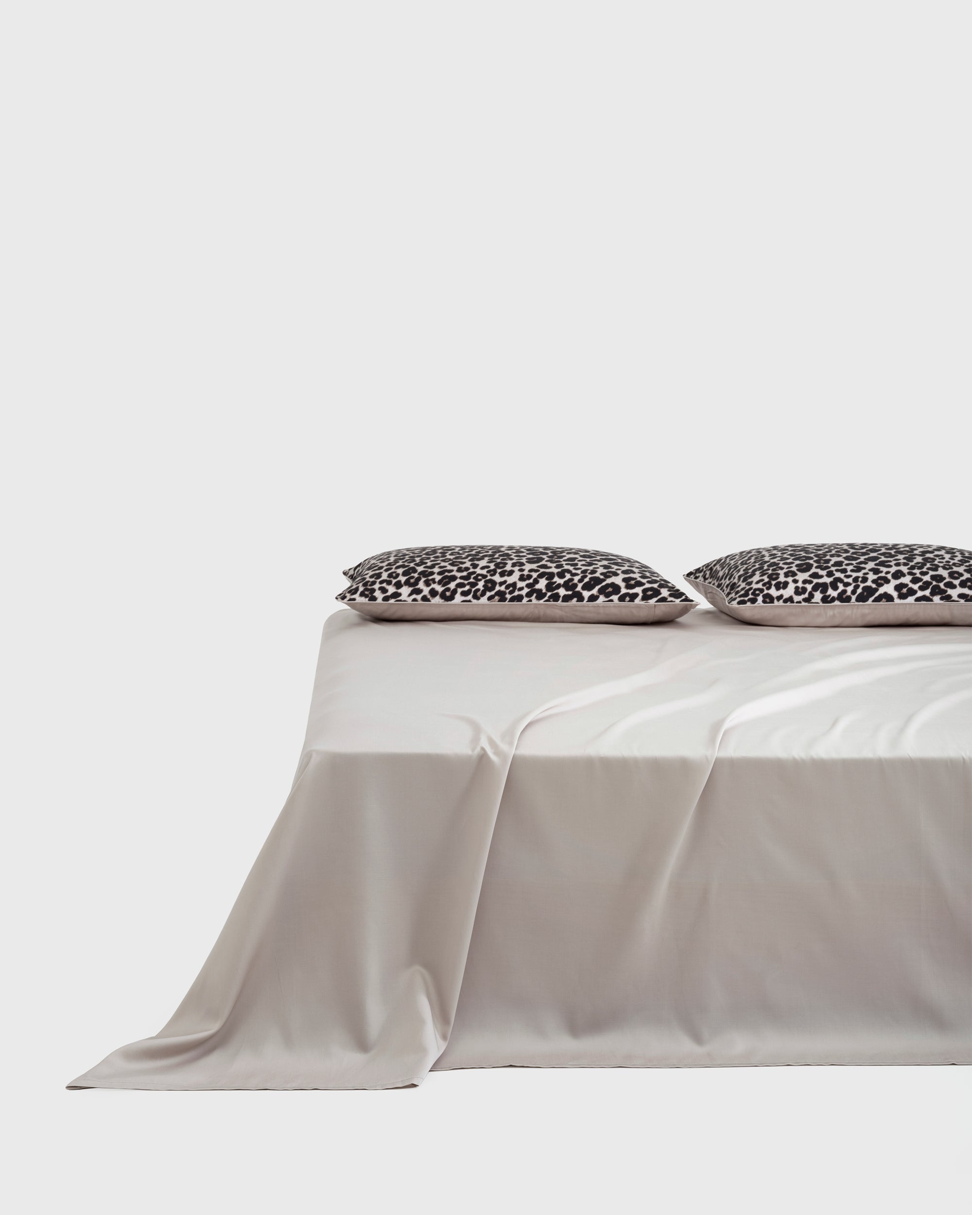 Ember - Brown & Grey Flat Sheet